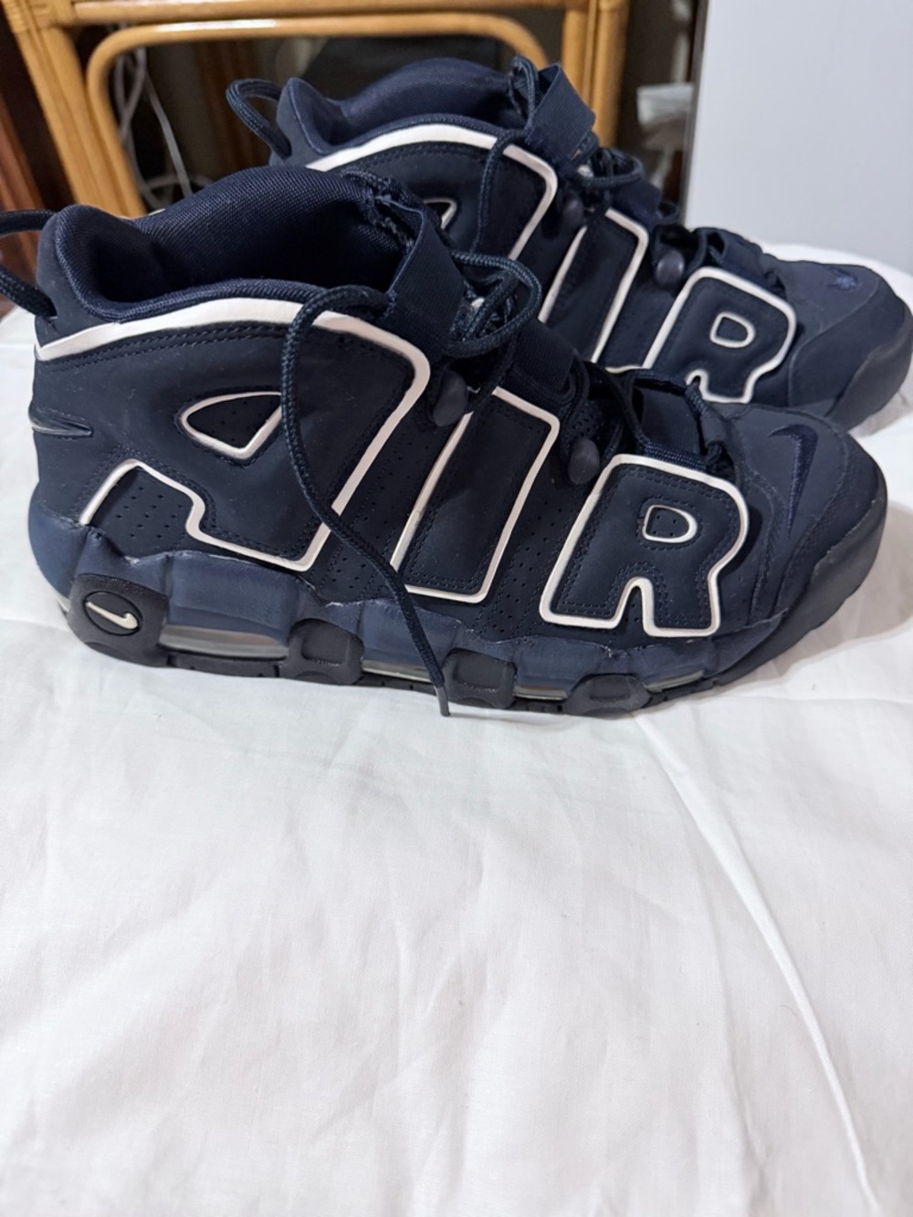 Nike AIR More Uptempo obsidian Retro Sneakers